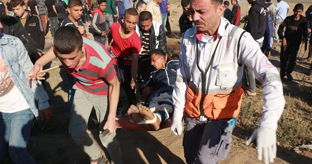 65 injured as Gaza protesters mark Nakba anniversary