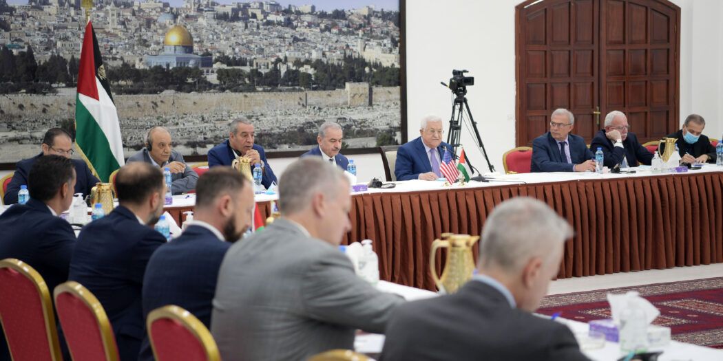 President Abbas receives a delegation of the US Congress