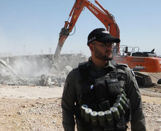 Palestinian facilities demolished in Al-Issawiya, Wadi Al-Jouz