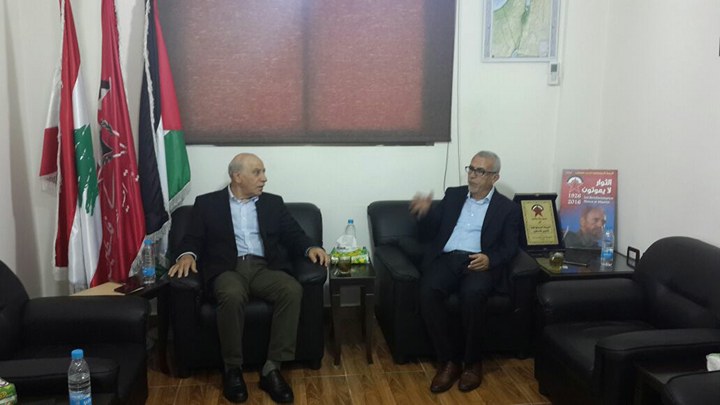 DFLP receives Safa and discusses the ways to support the issue of prisoners in Israeli jails