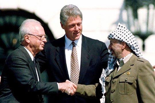 Remembering the Arafat-Rabin handshake