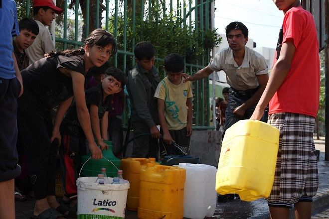 Hundreds of Palestinians infected by polluted water