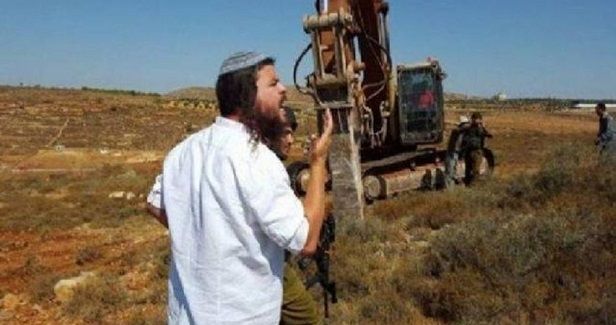 Jewish settlers level Palestinian lands in Salfit