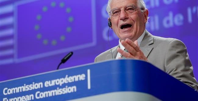 EU won�t recognize unilateral Israeli annexation of occupied land: Borrell
