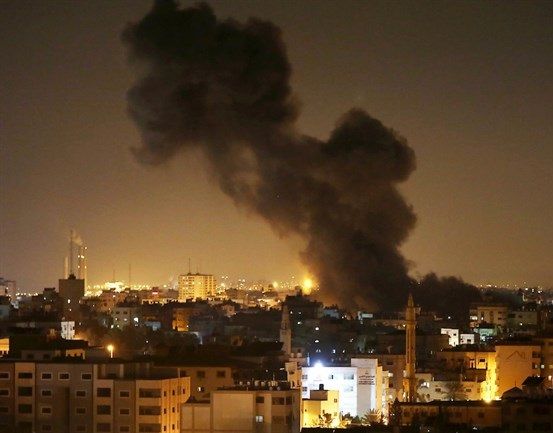 Israeli airstrikes target Hamas sites across Gaza