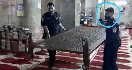 Israeli police raid Aqsa Mosque�s Bab al-Rahma, seize furniture