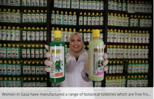 Gaza's women-only beauty oil business