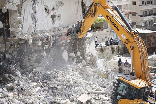 Israel carries out large-scale demolition campaign north of Jerusalem