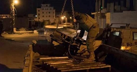 Israeli forces seize Palestinian metalworking lathe