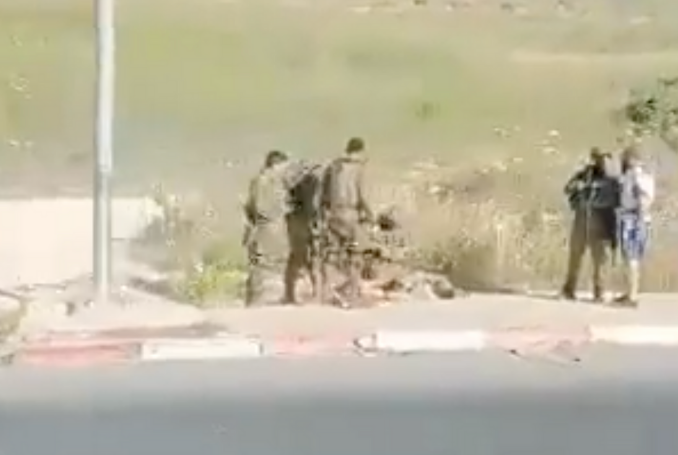 WATCH: Israeli Forces Shoot Palestinian Man near Nablus