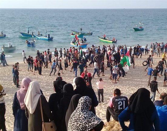 10 Palestinians injured as Gaza's naval march continues