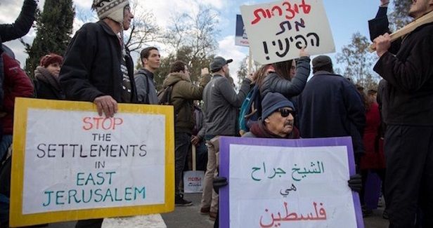 Activists rally in Sheikh Jarrah against eviction of families