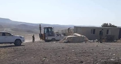 IOF razes house, structures and water networks in Masafer Yatta