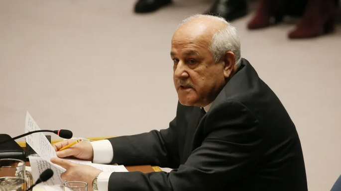 Envoy warns UN that Palestinians face 'future of fear, harassment, intimidation'