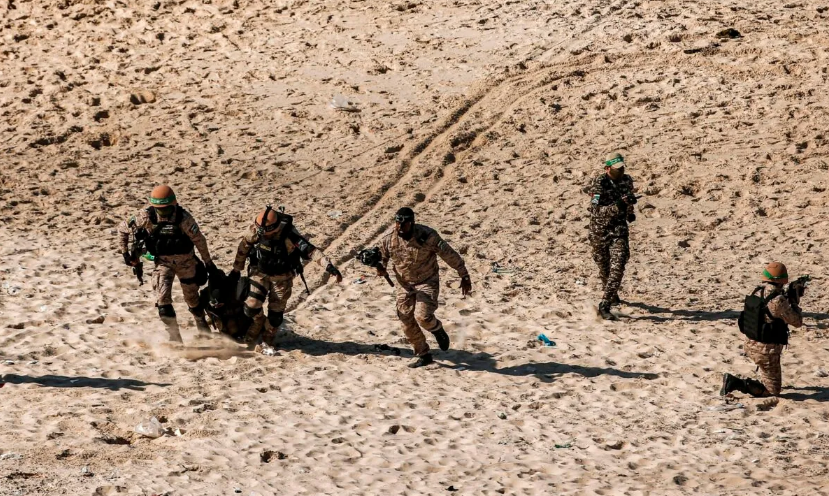 Hamas launches military drill in Gaza