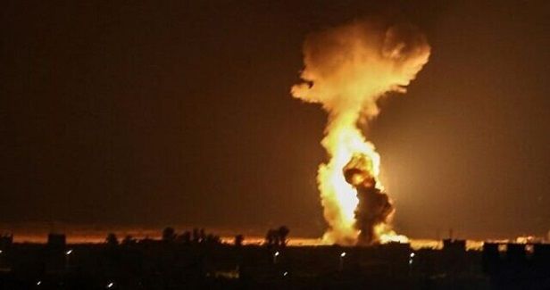Following Biden�s departure, Israeli airstrikes rock Gaza