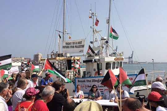 Why solidarity boats succeed despite failing to break the siege