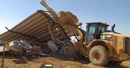 Israeli army razes storehouse in W. Bank village of Atouf