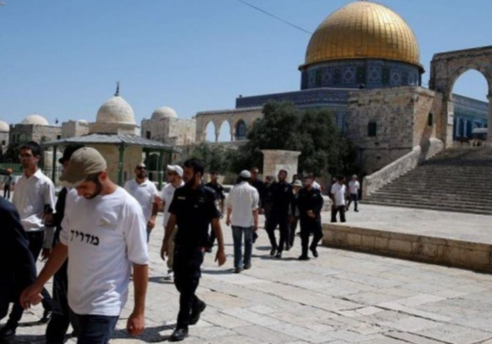 166 settlers defile Aqsa Mosque