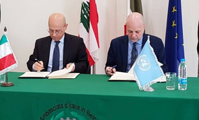 Italy Contributes to UNRWA Syria Regional Crisis Emergency Appeal in Lebanon