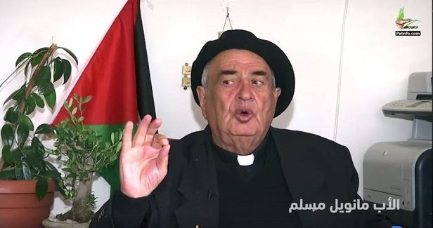 Father Musallam lauds Gazans for resisting siege and aggression.