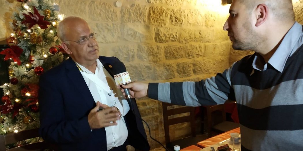 Erekat: Netanyahu is a criminal who does not believe in peace