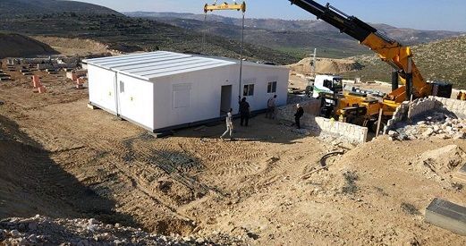 First caravans placed at new settlement for Amona evacuees