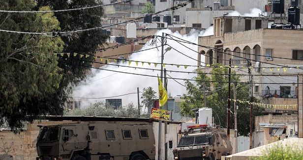 Several Palestinians injured in IOF raid west of Jenin