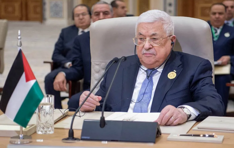 Palestinian president says to seek UN resolution to protect 2-state solution