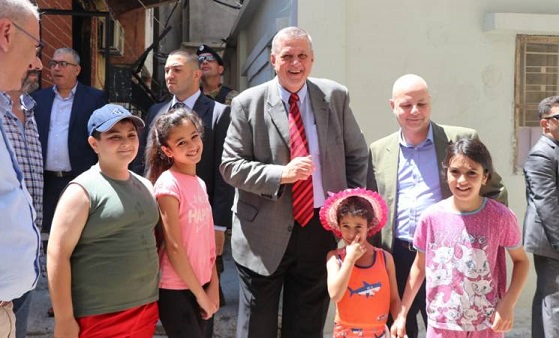 UN Special Coordinator and UNRWA Director in Lebanon visit Mieh Mieh Palestine Refugee Camp