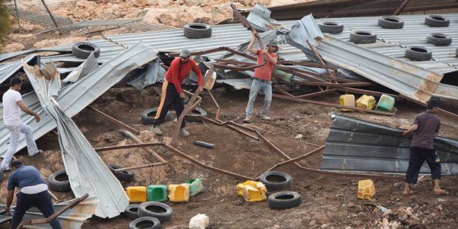 IOF demolish 7 structures in the Northern Valley