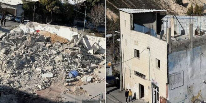 Displacing 16 people, Israeli occupation municipality demolishes Palestinian-owned building in occupied Jerusalem