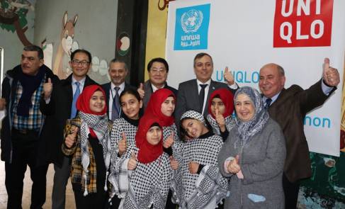 PALESTINE REFUGEES RECEIVE CLOTHING ASSISTANCE FROM GLOBAL FASHION BRAND