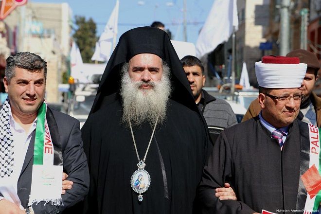 Greek Orthodox Archbishop says all conspiracies against Jerusalem will fail
