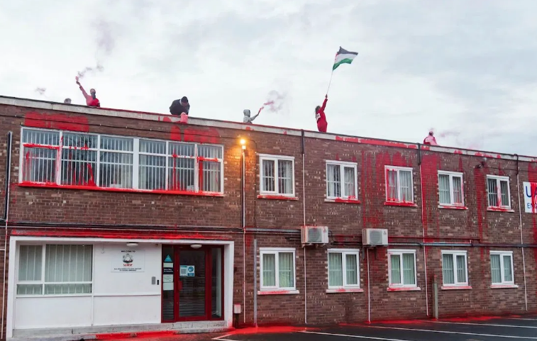 Direct action against Israel's war machine in Britain worries the occupation state