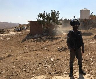 Israeli forces demolish Palestinian home in Jordan Valley