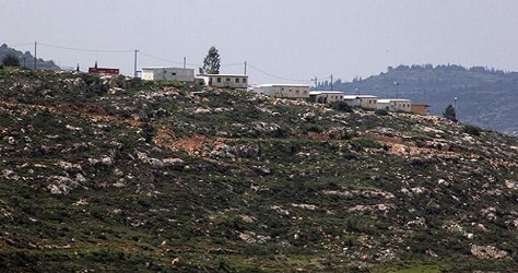 Illegal Israeli settlement outpost supplied with water