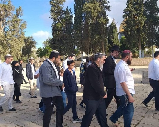 Dozens of Israeli settlers storm Al-Aqsa compound