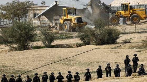 Israel destroys homes of Palestinian village in Negev desert for 156th time