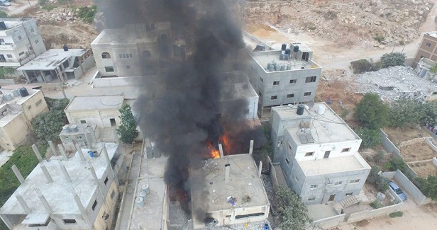 Israeli army blows up house of Palestinian martyr near Ramallah