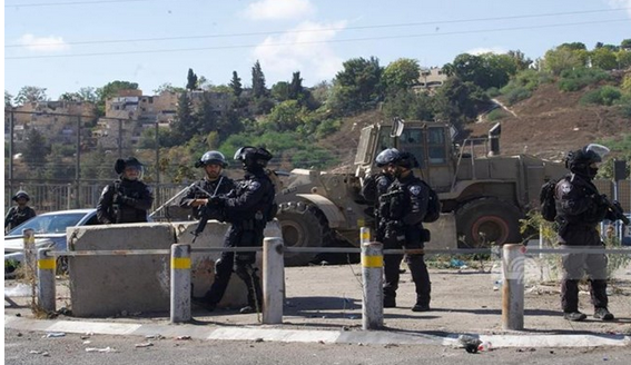 Israeli police storm Shuafat camp in Jlem after shooting incident