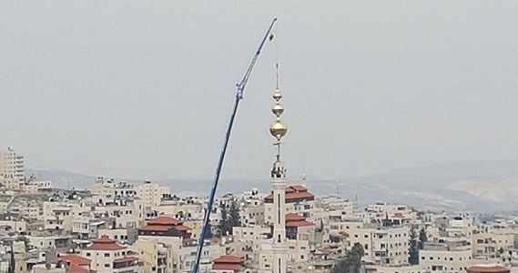 Jerusalemites challenge Adhan ban bill by building the highest minaret