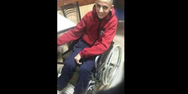 Fundraiser launched for treatment of Palestinian teen shot by IOF