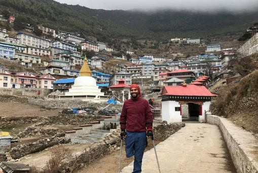 One-legged Palestinian Refugee to Climb Mount Everest to Save UNRWA School.