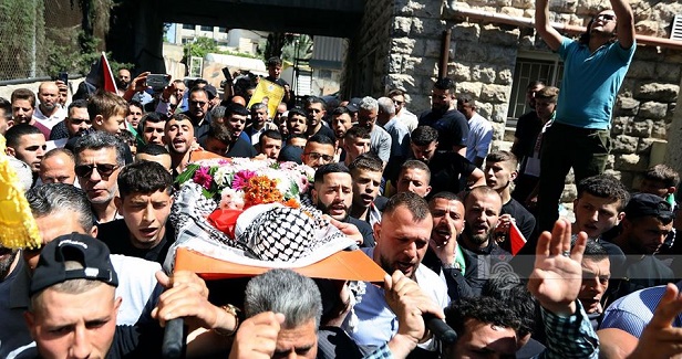 Hundreds march in funeral of W. Bank toddler killed by Israeli gunfire