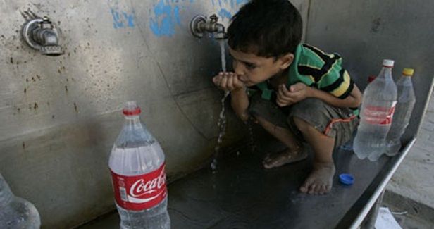 Gaza water confined and contaminated