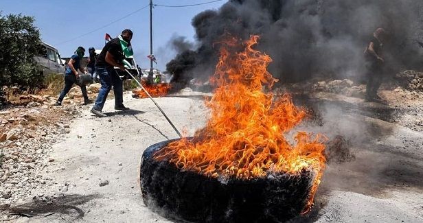 W. Bank youths clash with IOF in protest at settler rally in J�lem