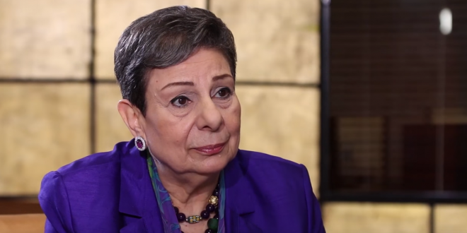 Ashrawi calls for international community�s intervention to protect Palestinian people