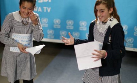 UNRWA TV organizes casting auditions for refugee students to participate in its educational programmes