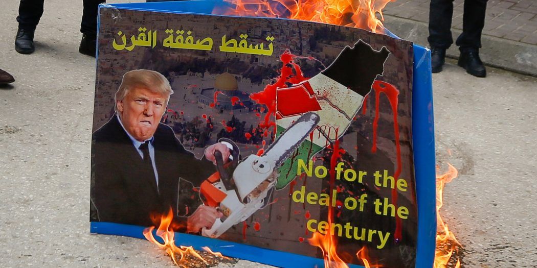 Poll: 89% of Palestinians oppose Trump�s �Deal of the Century�